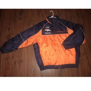 Vtg 97&98 Denver broncos championship jacket elway